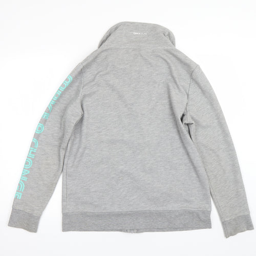 Only play Mens Grey   Full Zip Sweatshirt Size XL