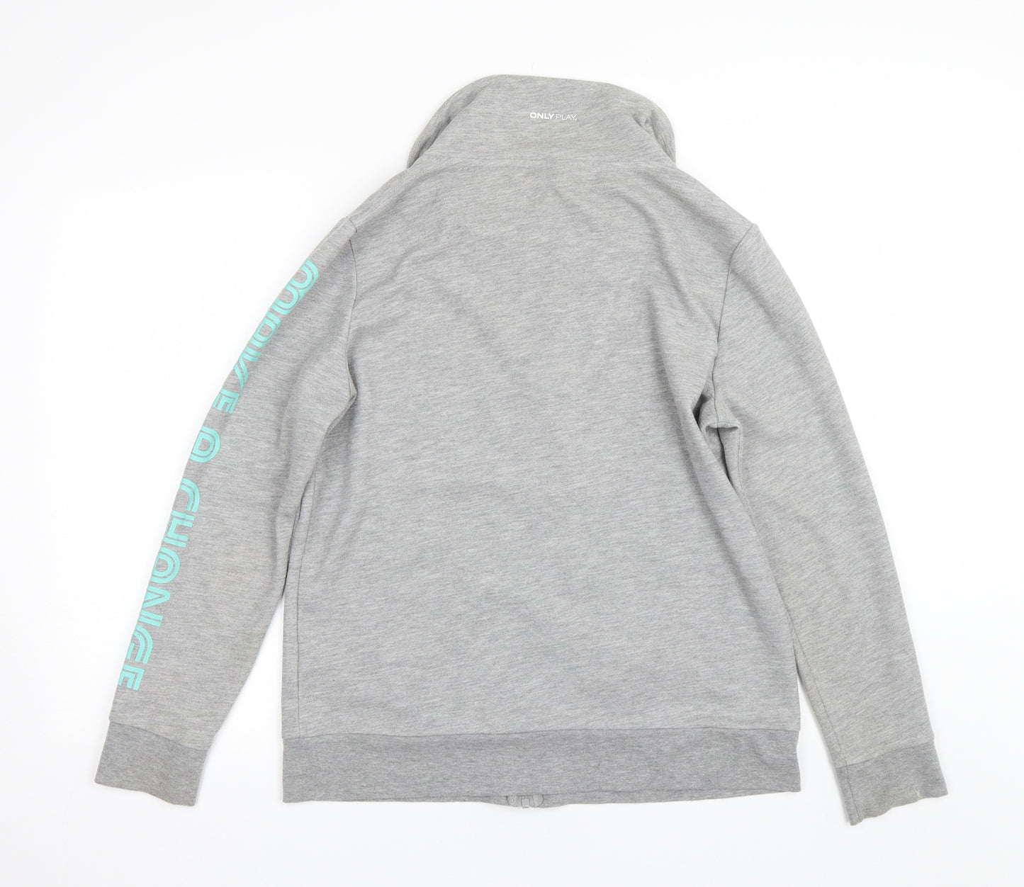 Only play Mens Grey   Full Zip Sweatshirt Size XL
