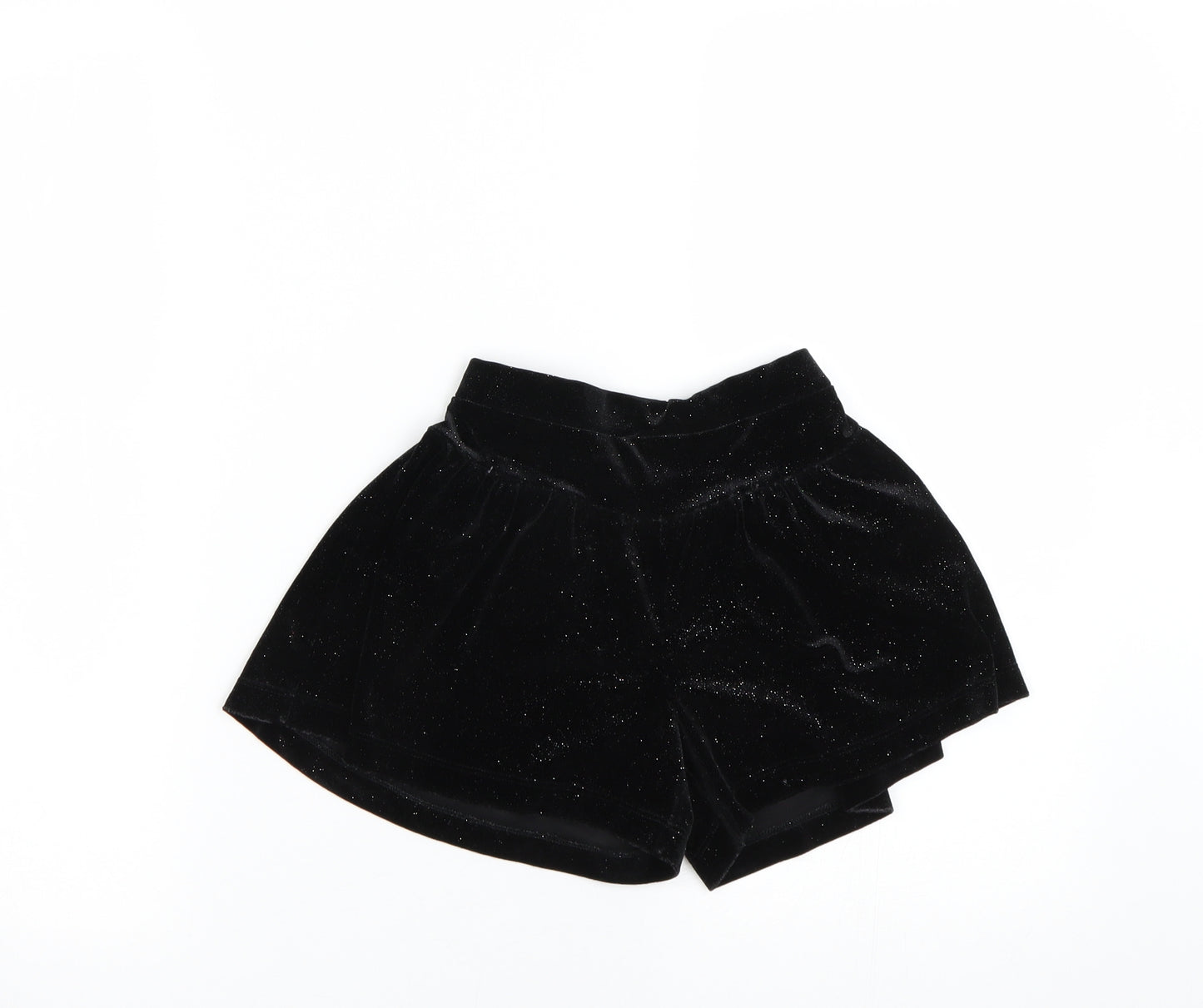 TU Girls Black   Sweat Shorts Size 7 Years