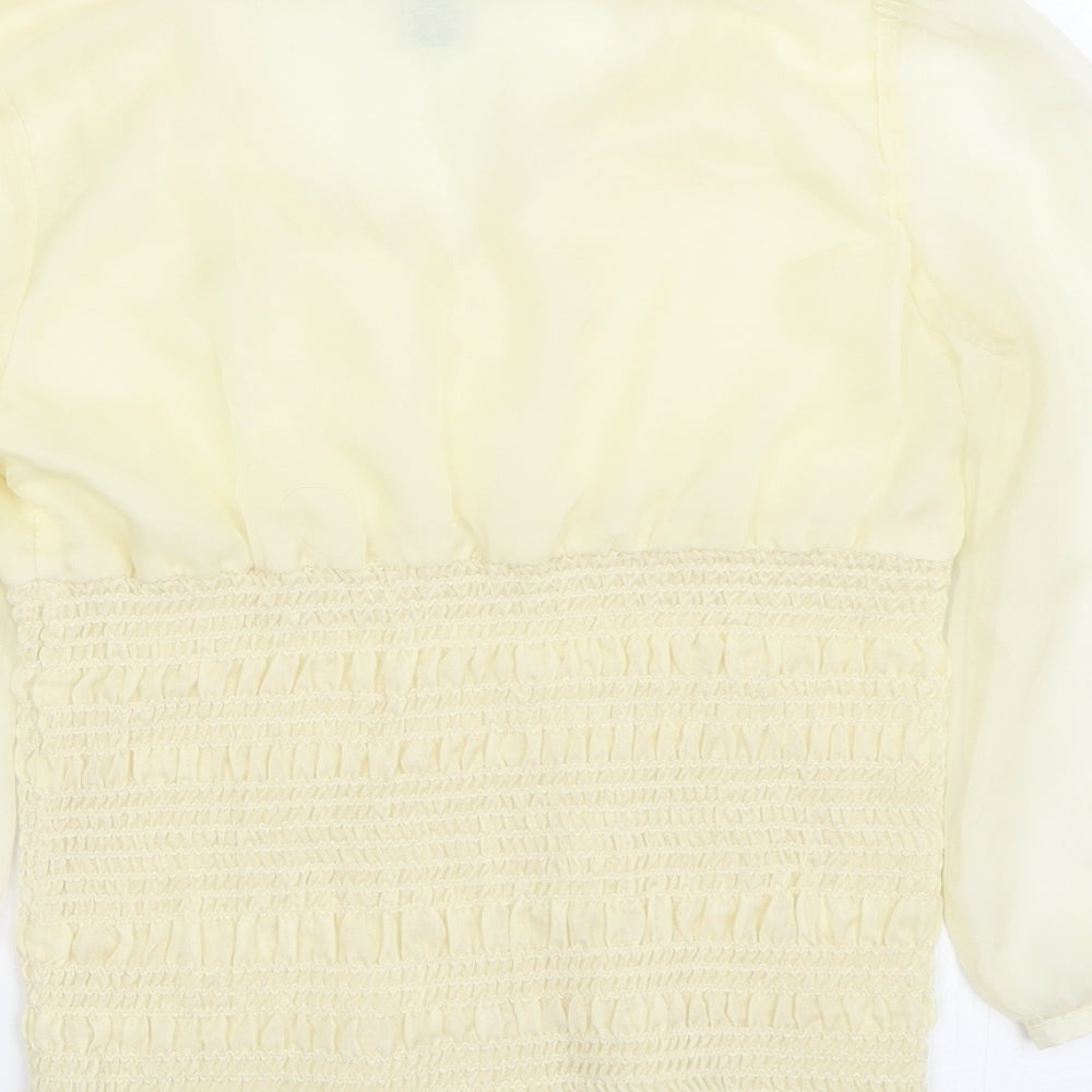 American Rag Cie Womens Yellow   Basic T-Shirt Size M