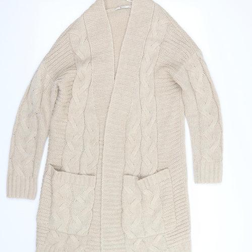 TU Womens Beige   Cardigan Jumper Size 12