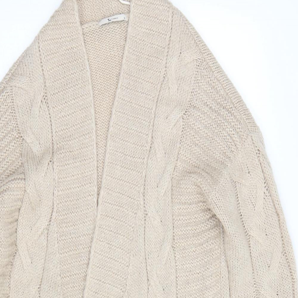 TU Womens Beige   Cardigan Jumper Size 12