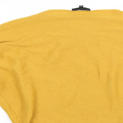 Joan Vass Womens Yellow   Pullover Jumper Size M