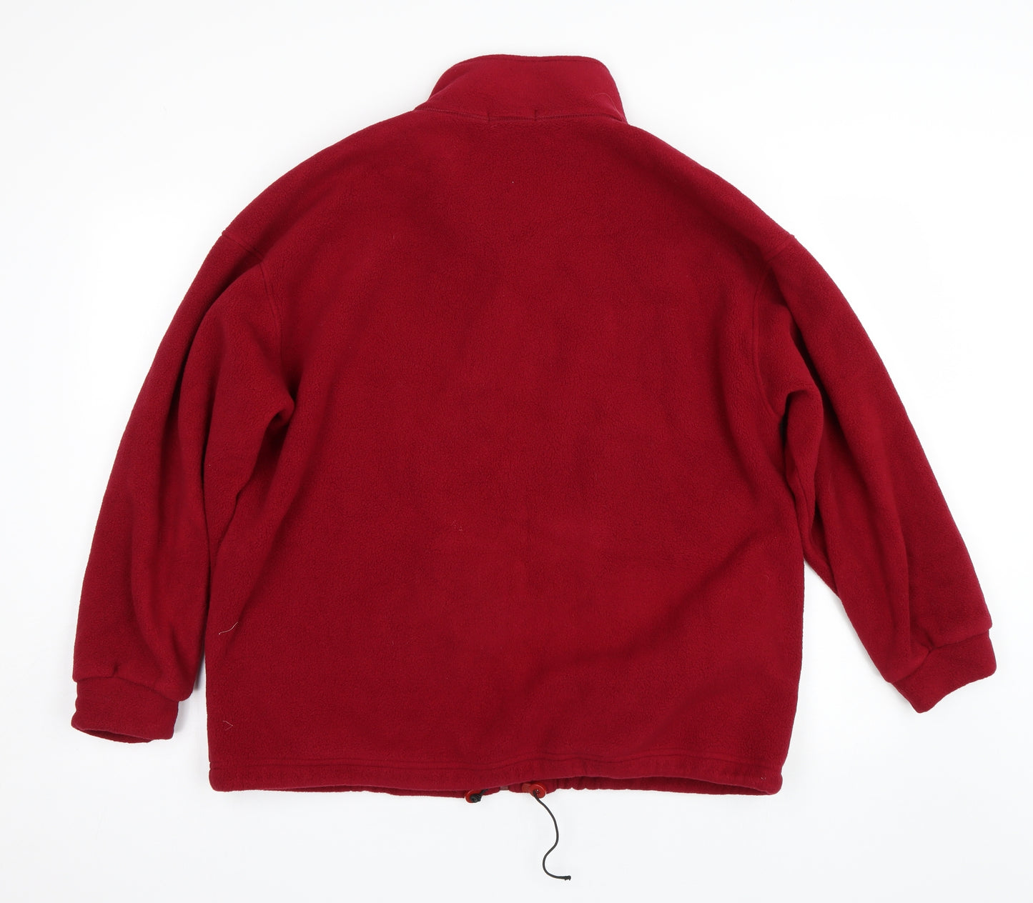 St Micheal Womens Red   Full Zip Sweatshirt Size 14