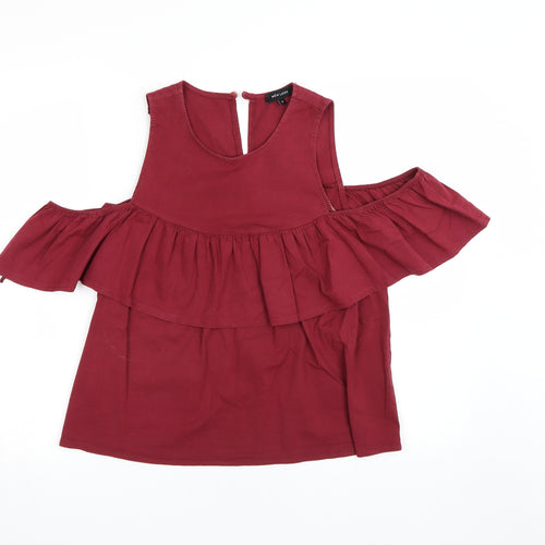 New Look Womens Red   Tunic Jumper Size S