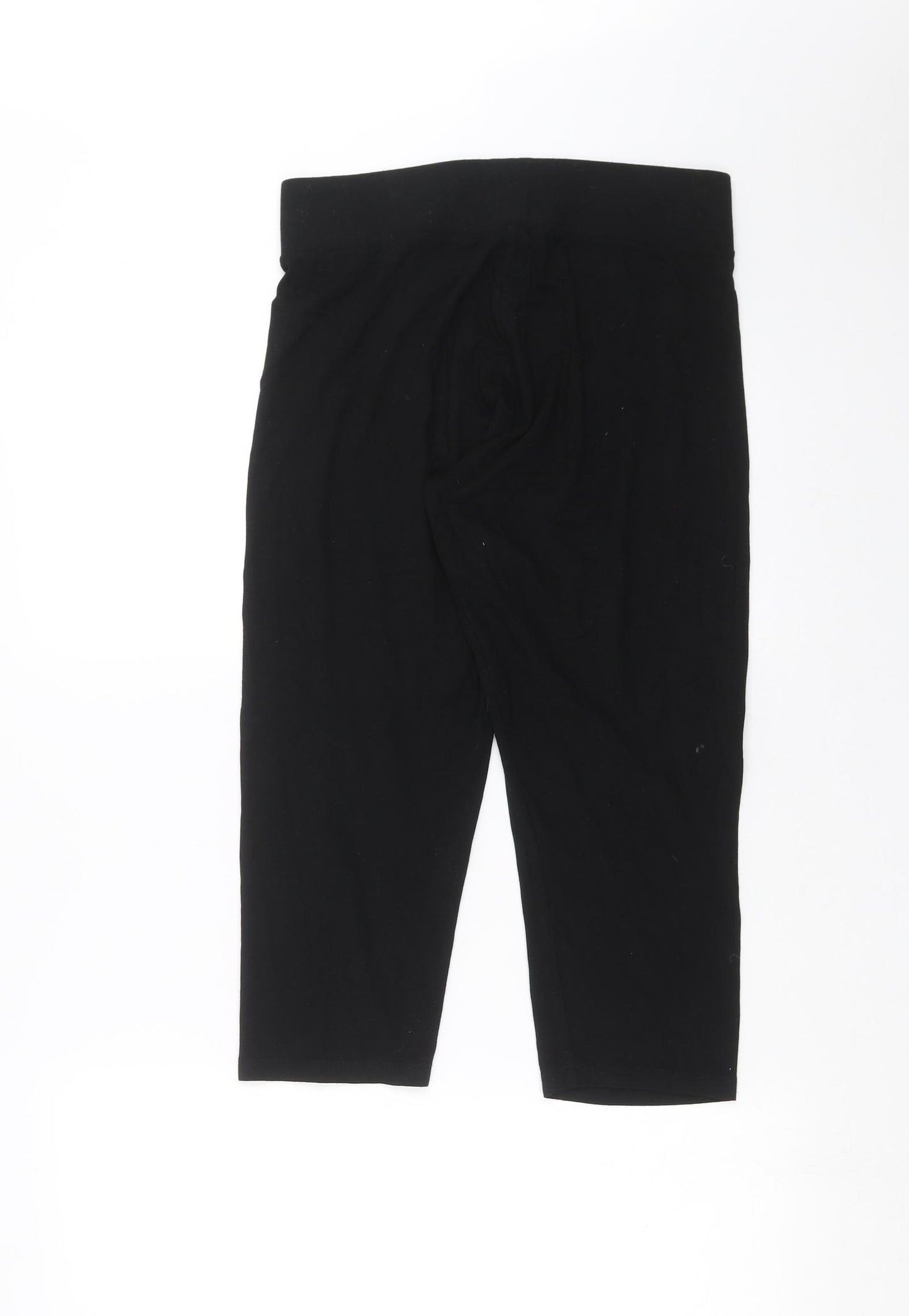 NEXT Womens Black   Cropped Leggings Size 14 L20 in
