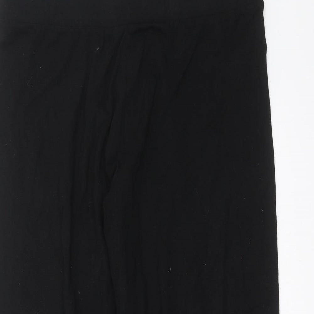 NEXT Womens Black   Cropped Leggings Size 14 L20 in