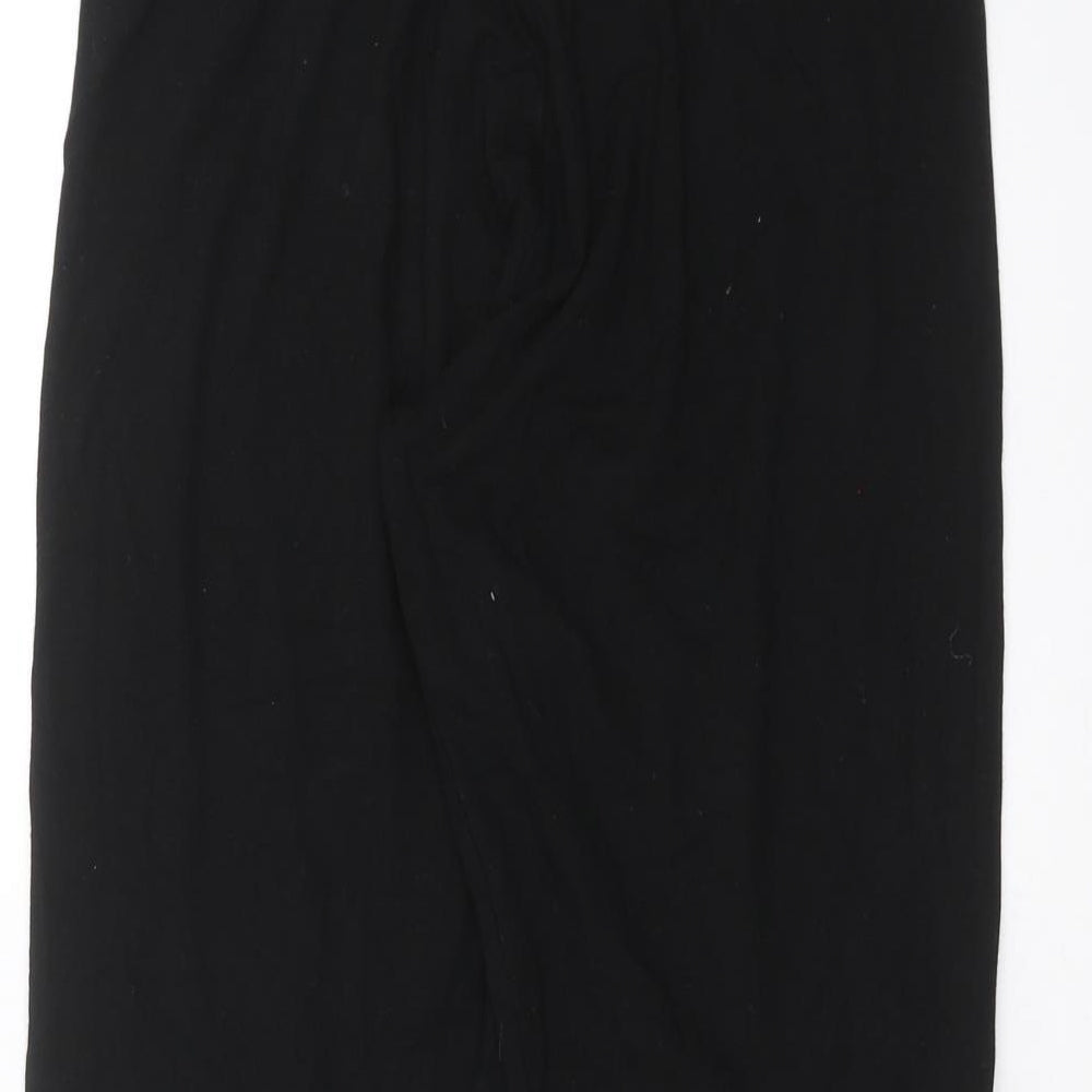 NEXT Womens Black   Cropped Leggings Size 14 L20 in