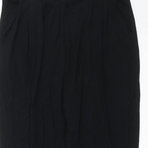 Marks and Spencer Womens Black   Trousers  Size 12 L26 in