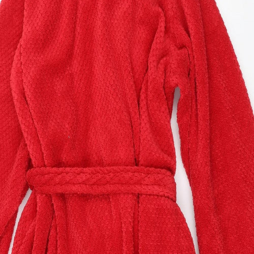 Primark Womens Red Solid  Top Robe Size L