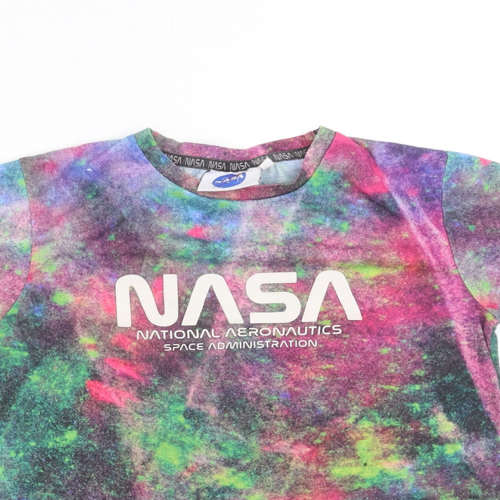URBAN OUTLAWS Boys Multicoloured   Basic T-Shirt Size 11-12 Years  - NASA