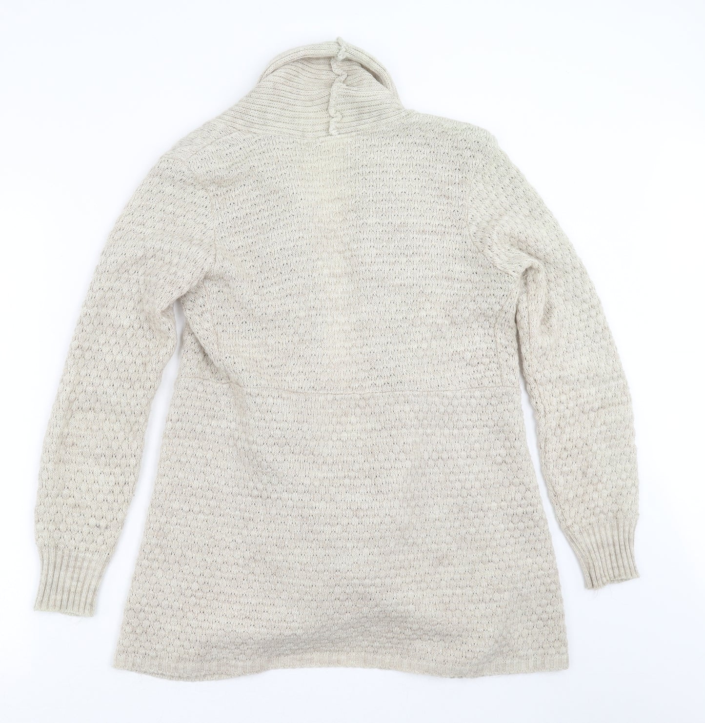 New Look Womens Beige  Knit Cardigan Jumper Size M