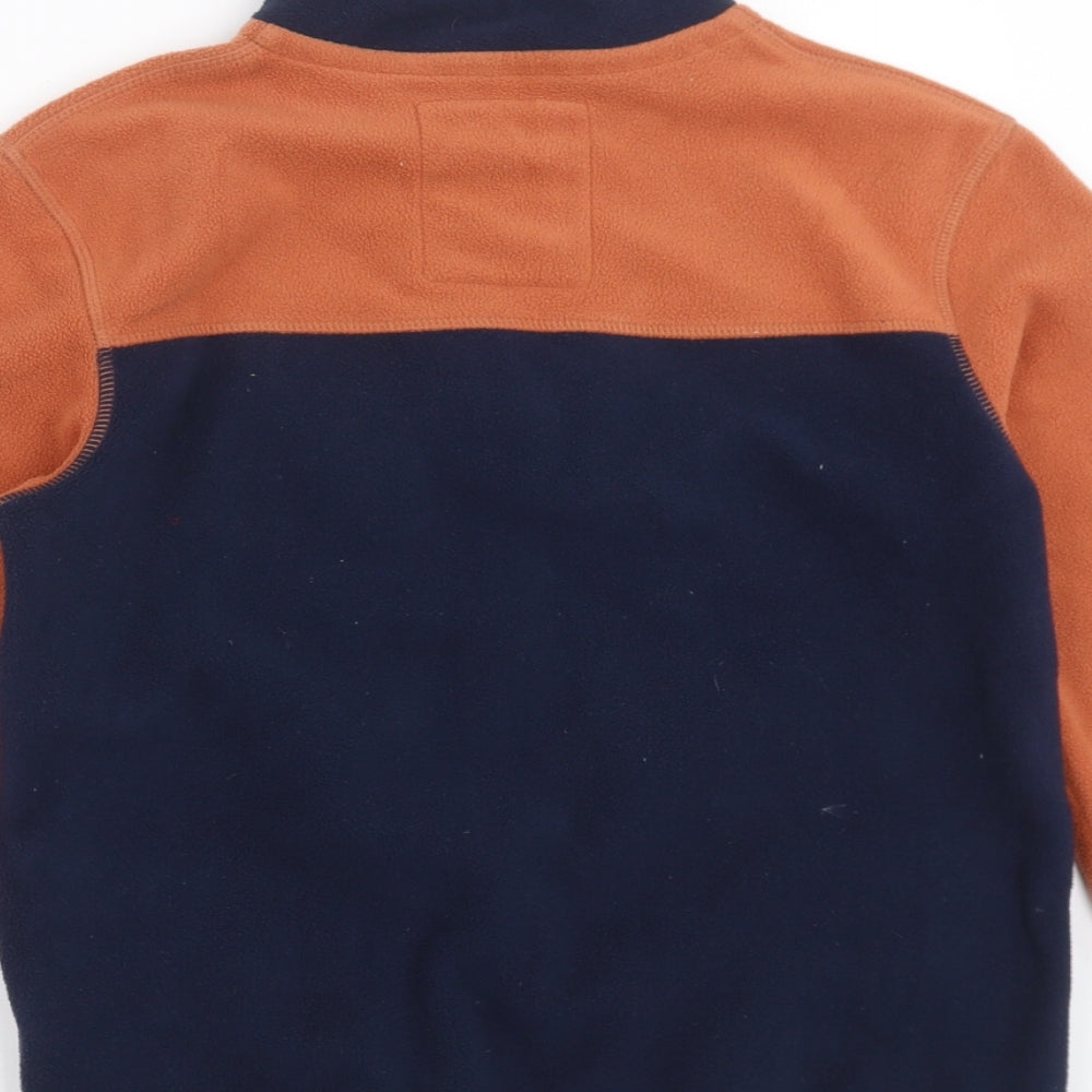 Marks and Spencer Boys Blue  Fleece Pullover Jumper Size 10-11 Years