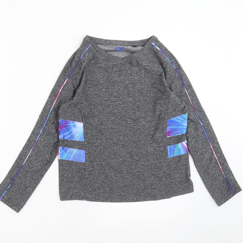 NEXT Girls Grey   Basic T-Shirt Size 9 Years  - active wear