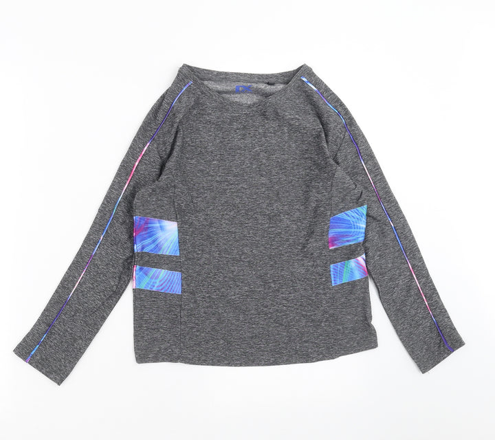 NEXT Girls Grey   Basic T-Shirt Size 9 Years  - active wear