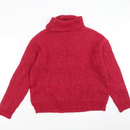 Yessica Womens Pink  Knit Pullover Jumper Size S
