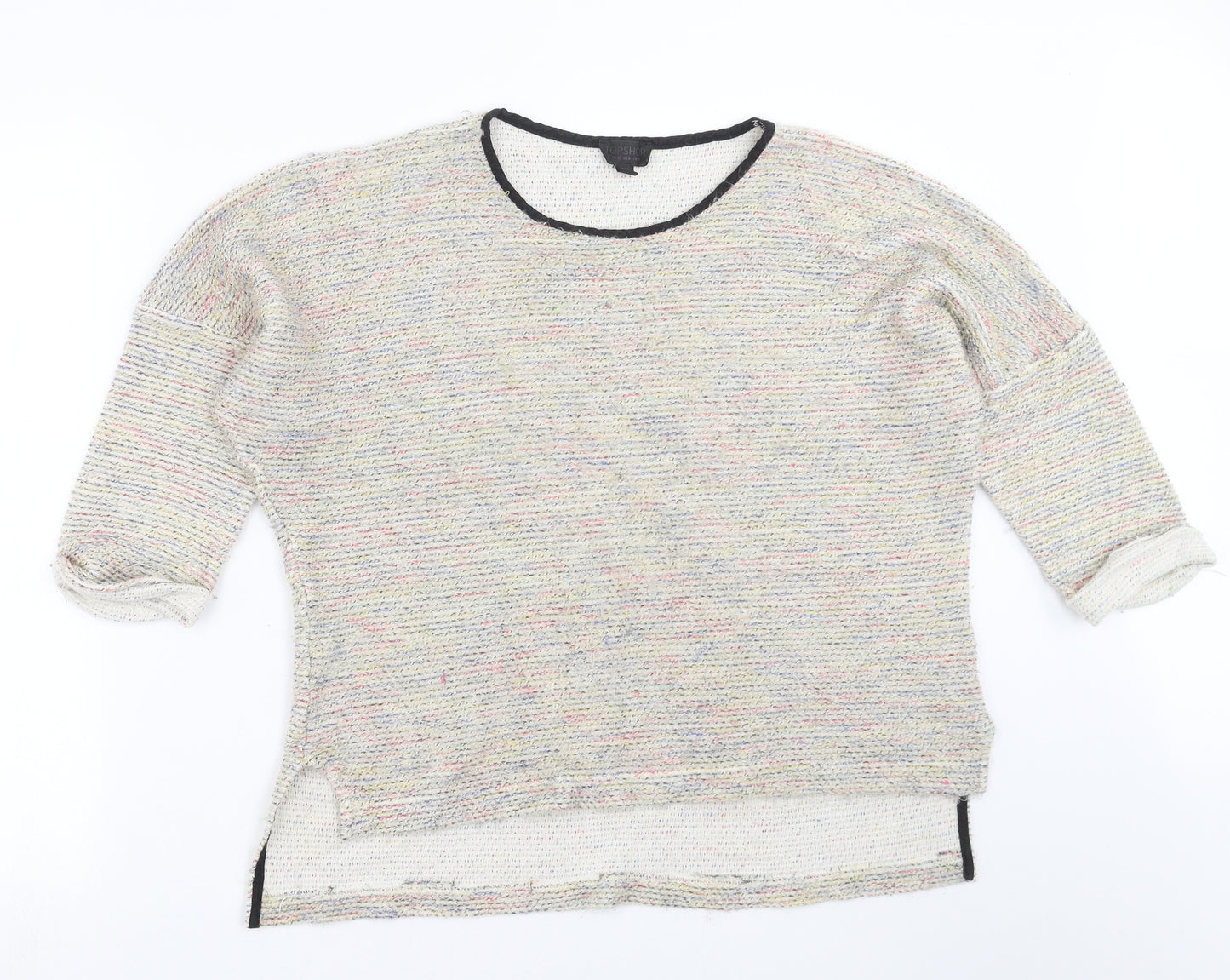 Topshop Womens Beige   Pullover Jumper Size 12
