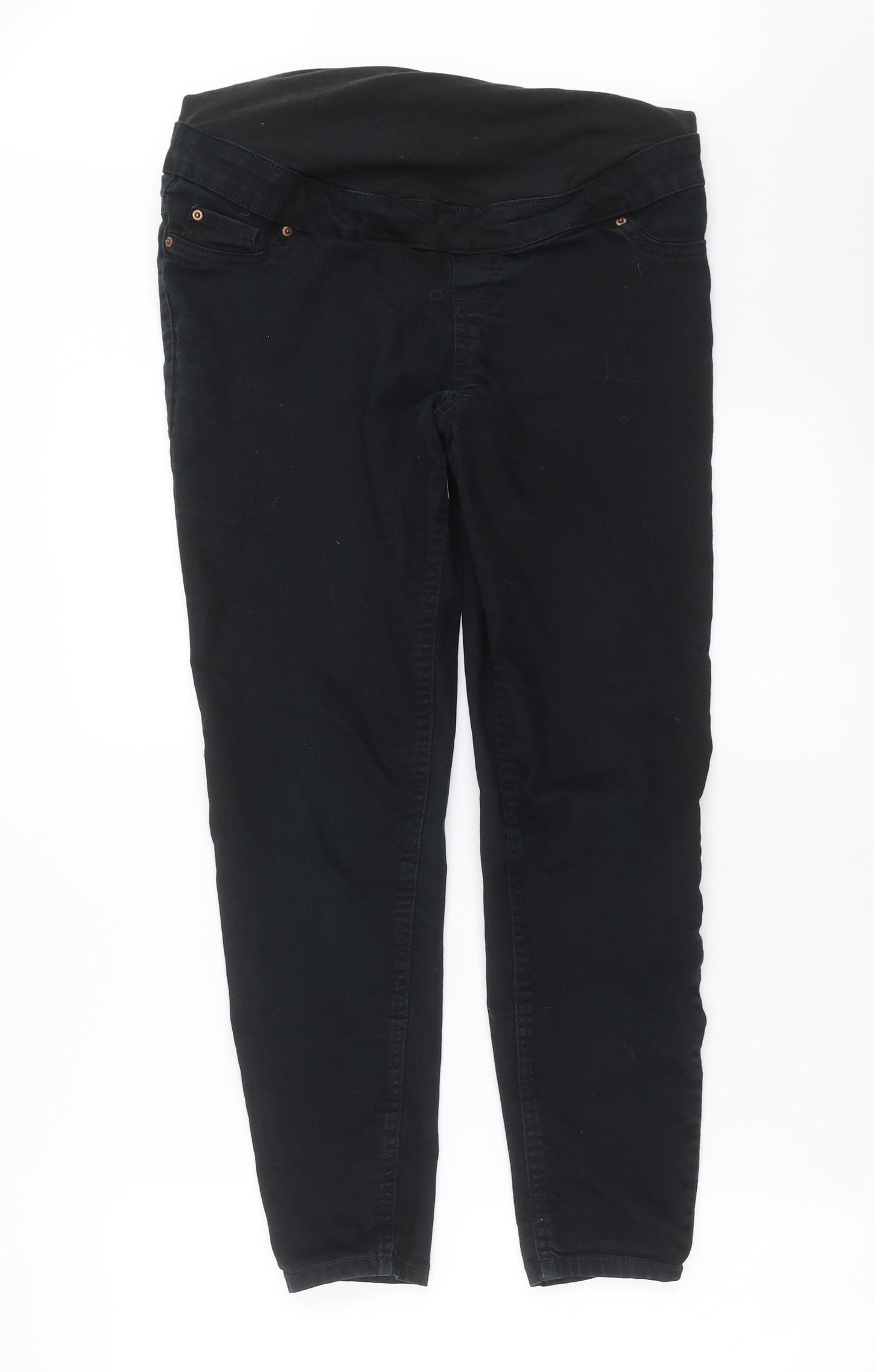 New Look Womens Black  Denim Jegging Jeans Size 10 L26 in