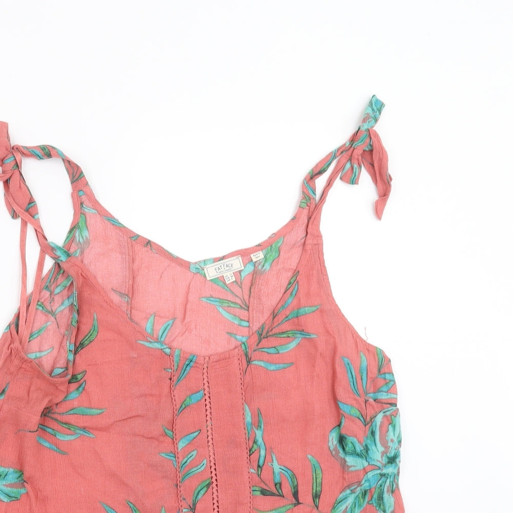 Fat Face Womens Pink Floral  Camisole Blouse Size 10