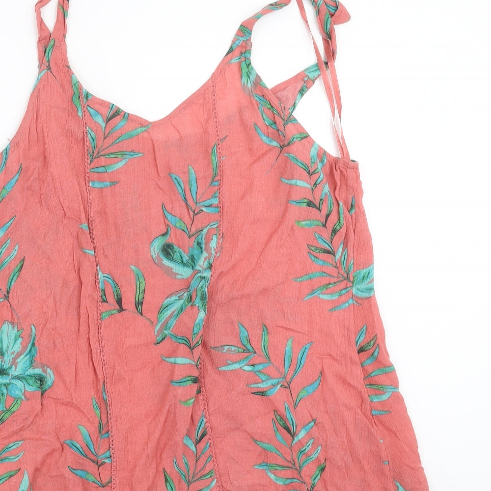 Fat Face Womens Pink Floral  Camisole Blouse Size 10