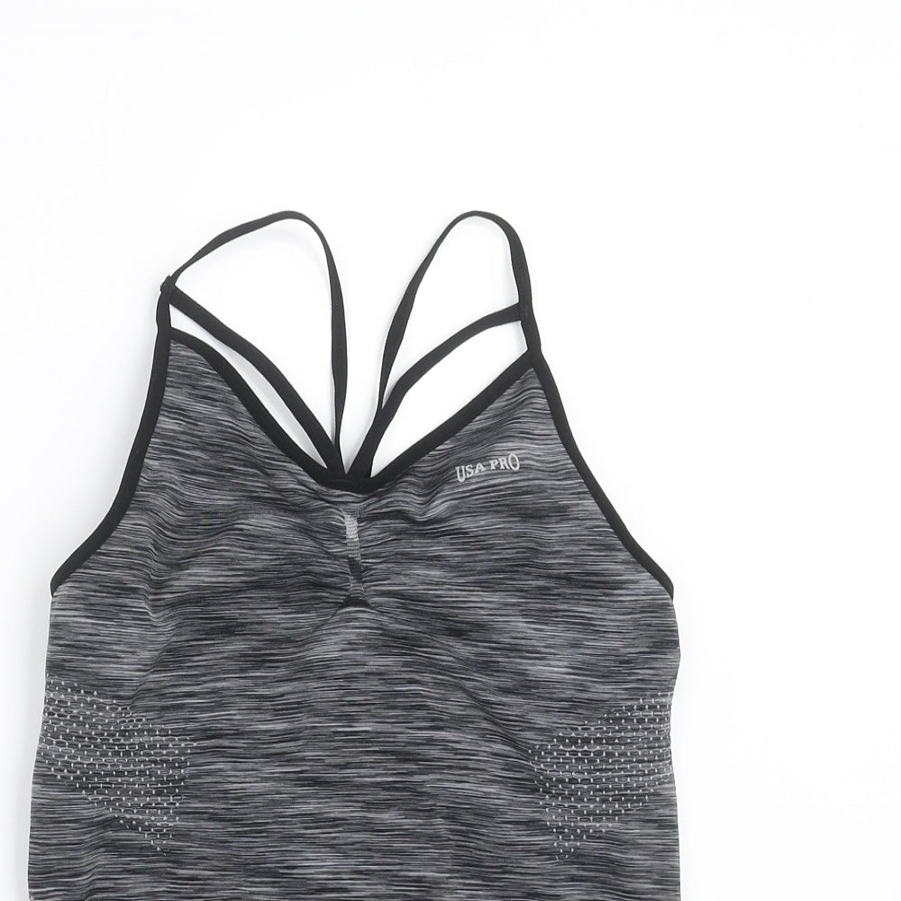 USA Pro Womens Grey   Camisole T-Shirt Size 10