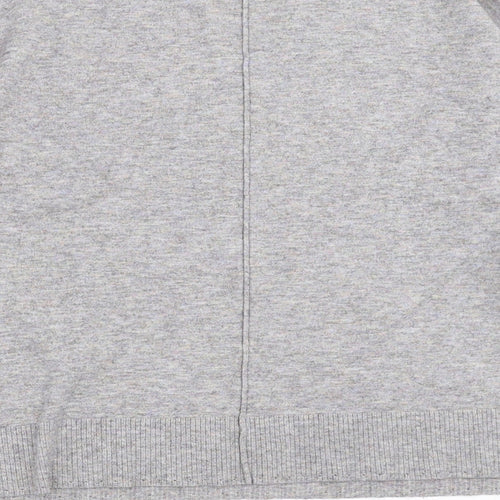 Oasis Womens Grey  Knit Pullover Jumper Size L