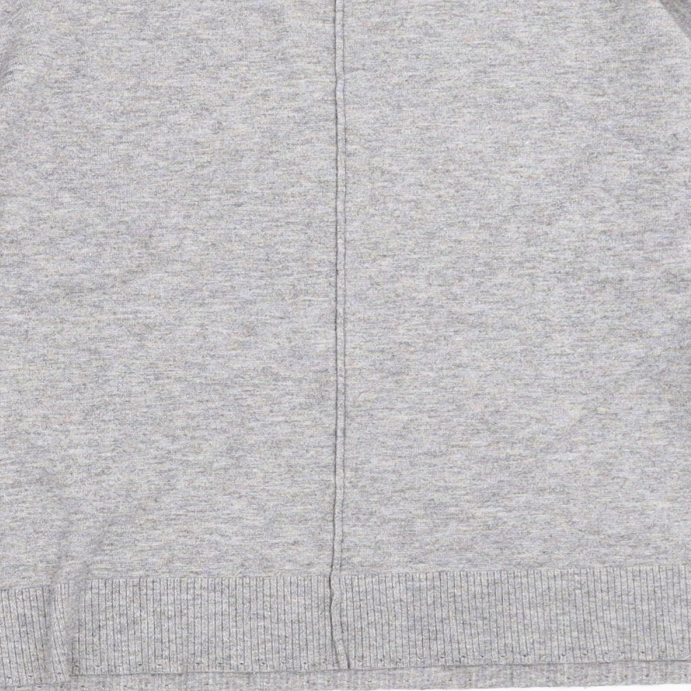 Oasis Womens Grey  Knit Pullover Jumper Size L