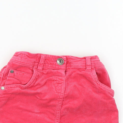 Nect Girls Pink  Corduroy Mini Skirt Size 4-5 Years