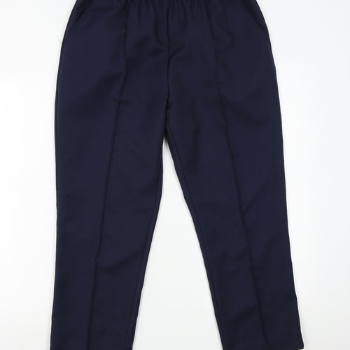 Damart Womens Blue   Trousers  Size 14 L24 in