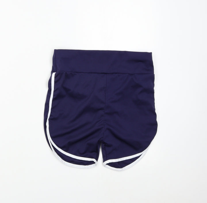 Preworn Womens Blue Hot Pants Shorts Size S