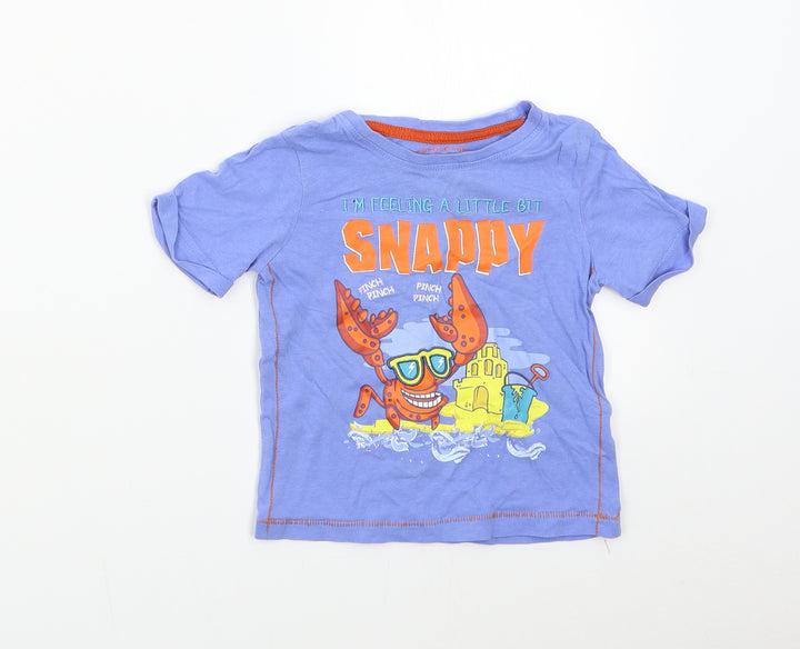 Pep&Co Boys Blue Basic T-Shirt Size 12-18 Months