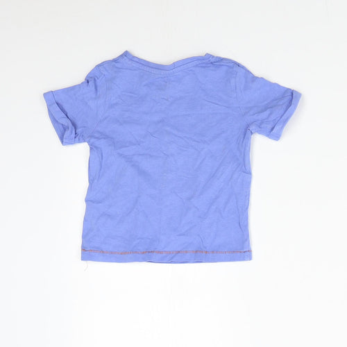 Pep&Co Boys Blue   Basic T-Shirt Size 12-18 Months