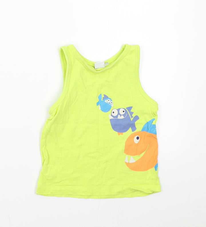 Mini Club Baby Yellow   Basic Tank Size 18-24 Months