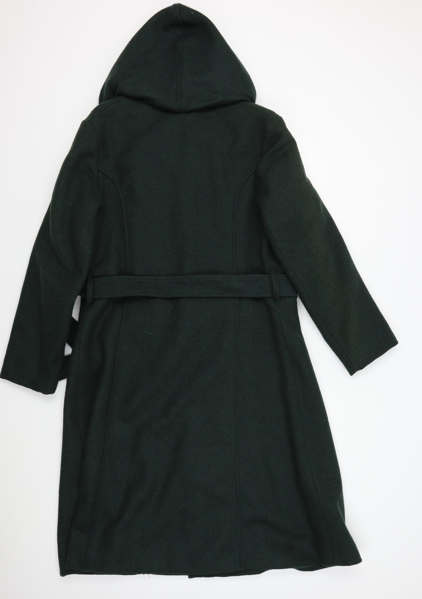 Robert Hirst Womens Green   Overcoat Coat Size M
