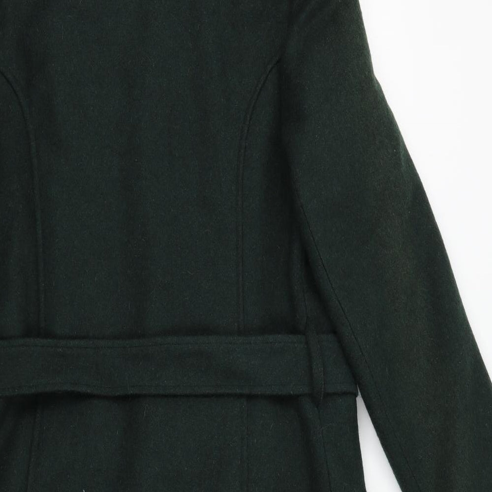 Robert Hirst Womens Green   Overcoat Coat Size M