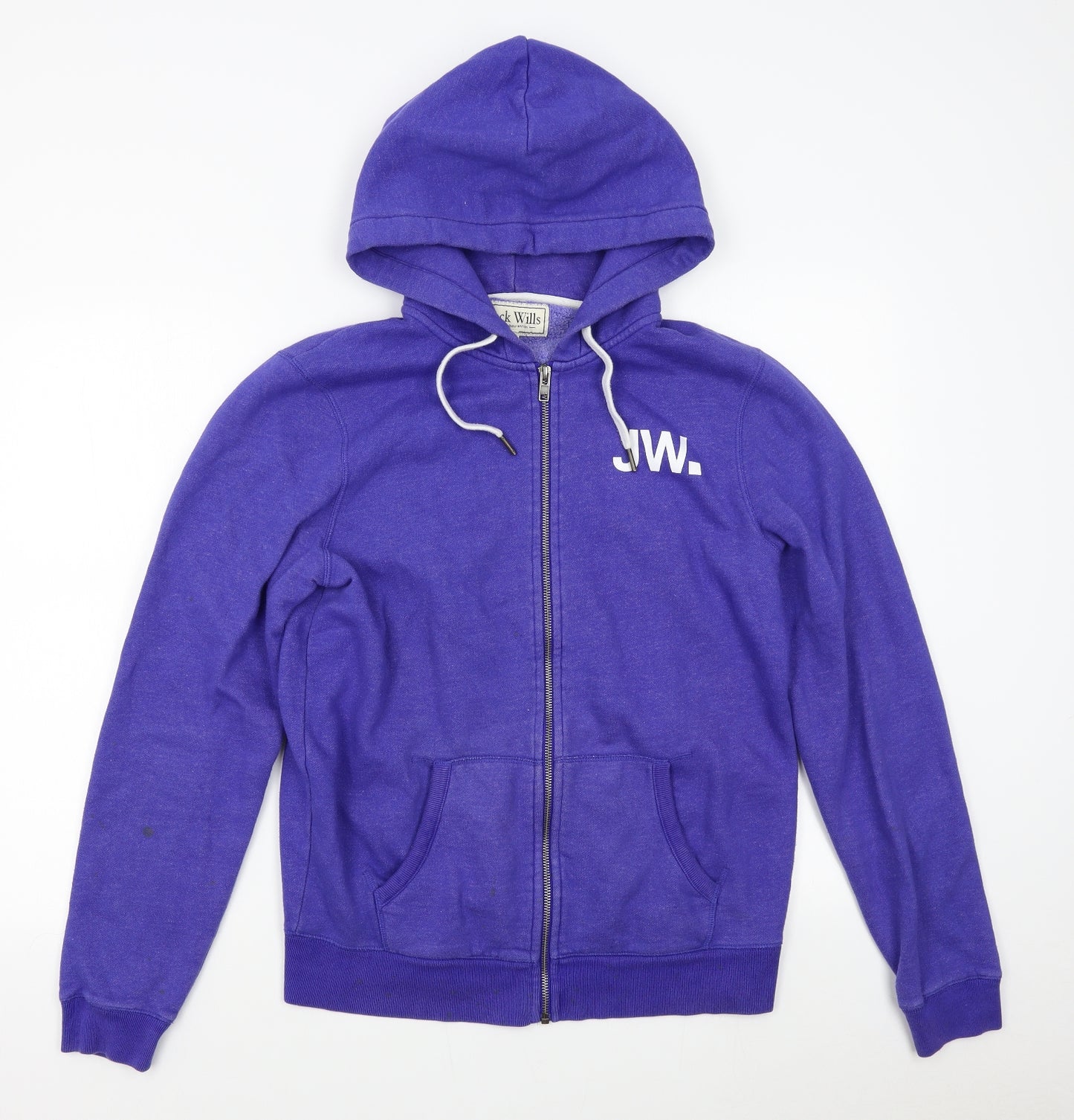 Jack Wills Womens Purple   Full Zip Hoodie Size S