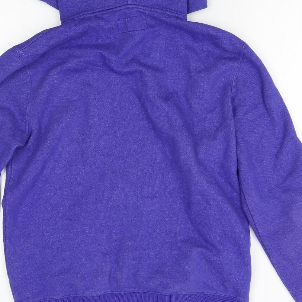 Jack Wills Womens Purple   Full Zip Hoodie Size S