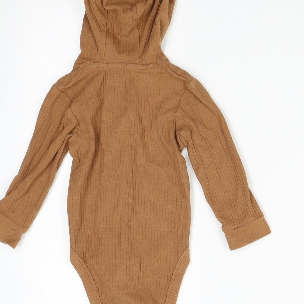 George Baby Brown   Babygrow One-Piece Size 9-12 Months
