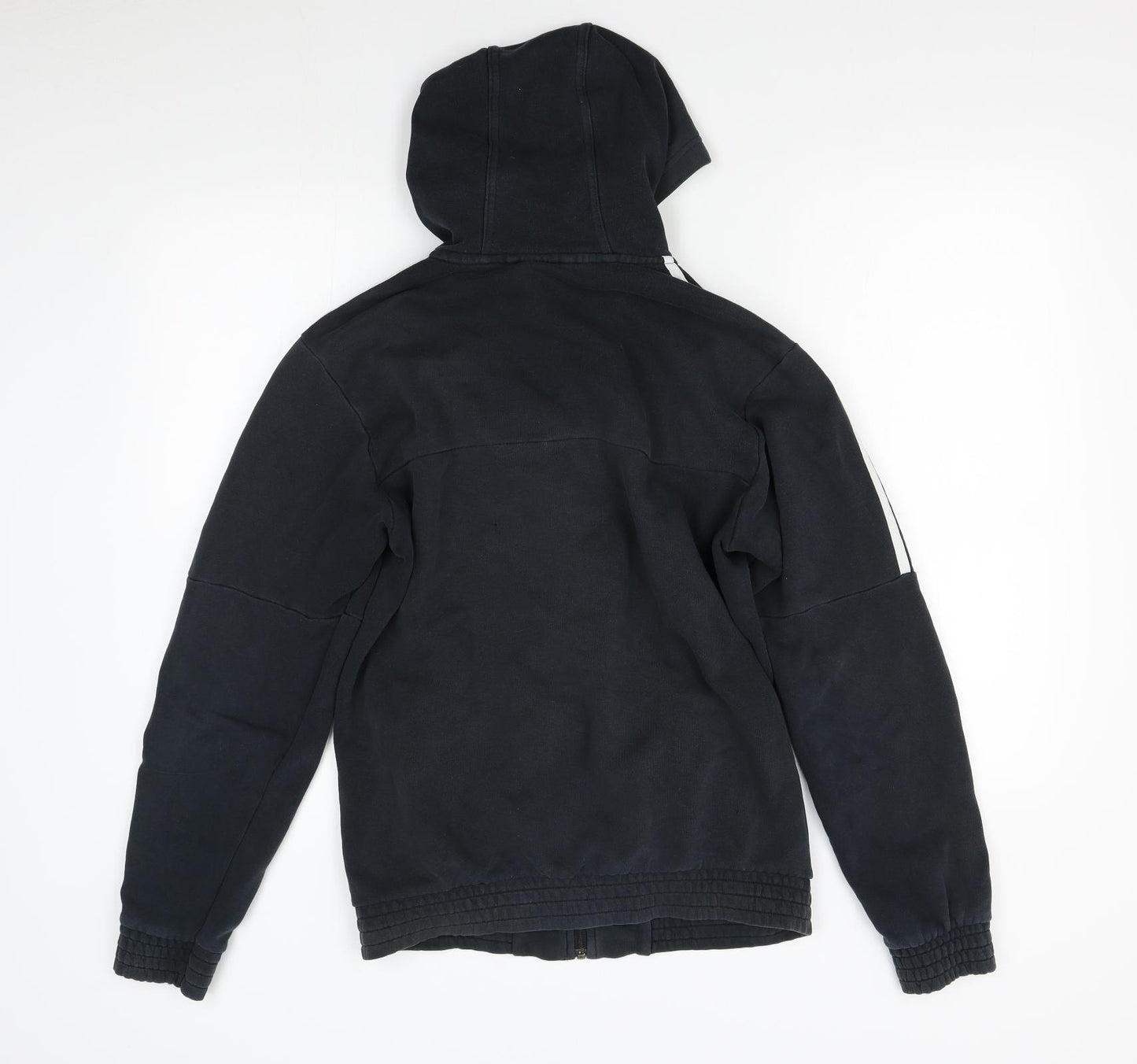 adidas Mens Black   Full Zip Hoodie Size S