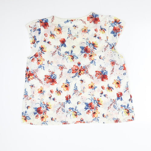 TU Womens Multicoloured Floral  Basic Blouse Size 18