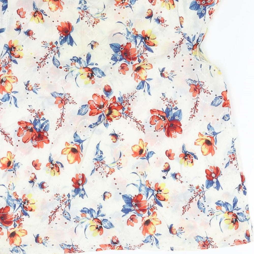 TU Womens Multicoloured Floral  Basic Blouse Size 18
