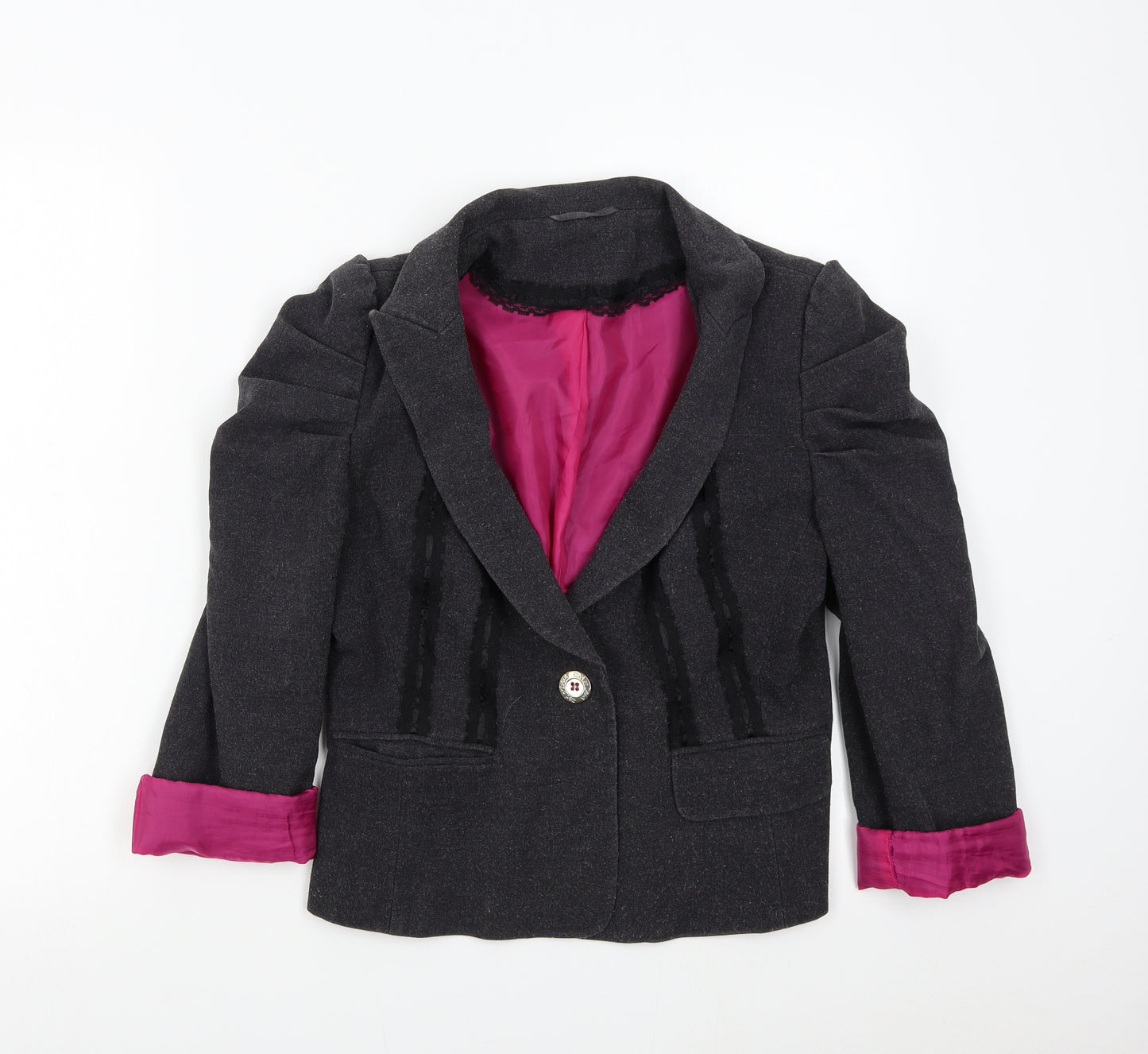 Red or Dead Womens Grey   Jacket Blazer Size 12