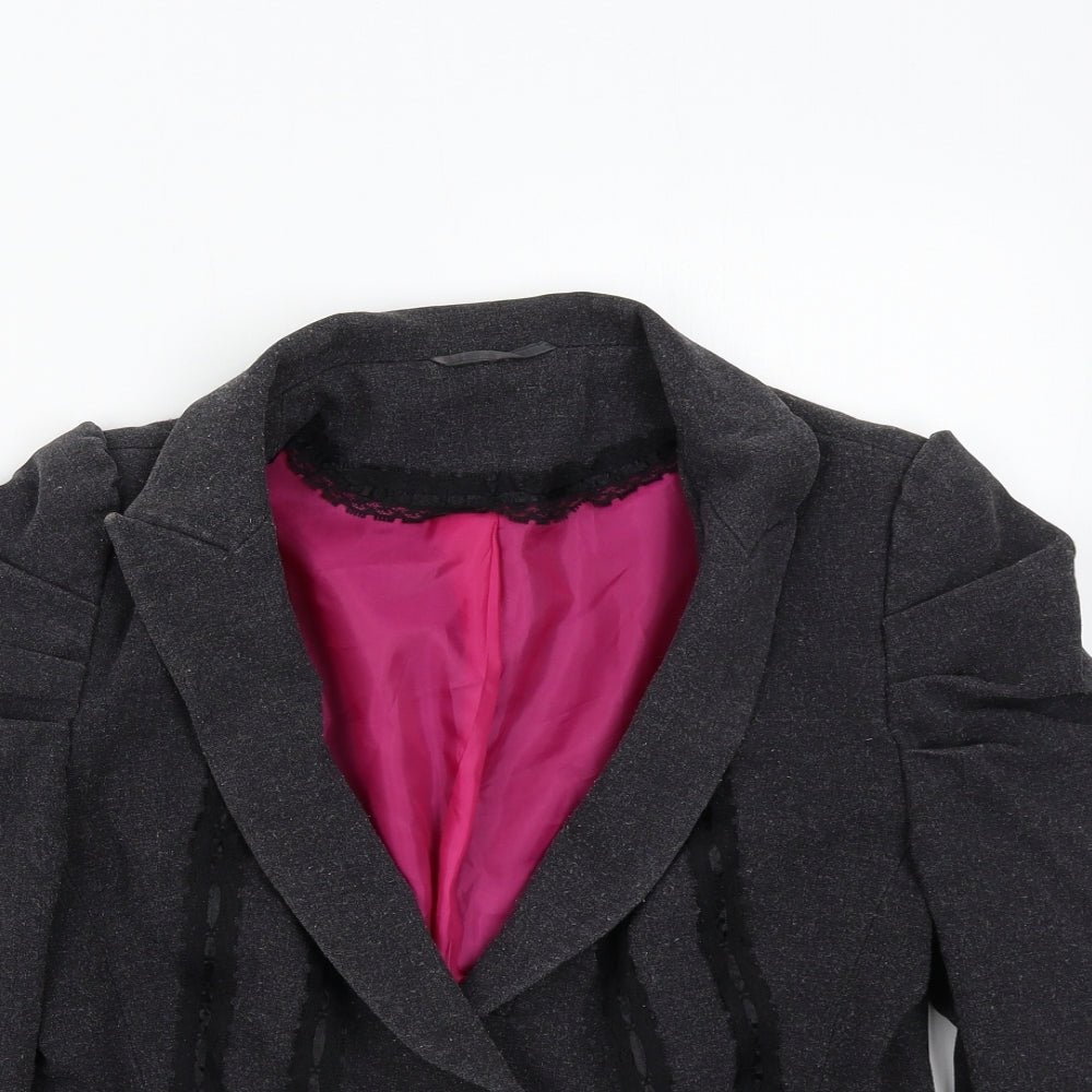 Red or Dead Womens Grey   Jacket Blazer Size 12