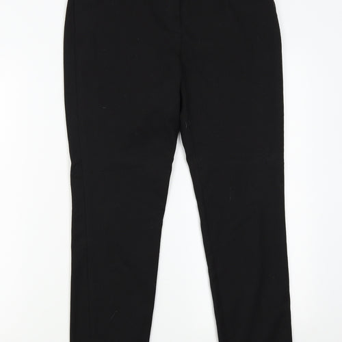 NEXT Womens Black   Trousers  Size 8 L26 in