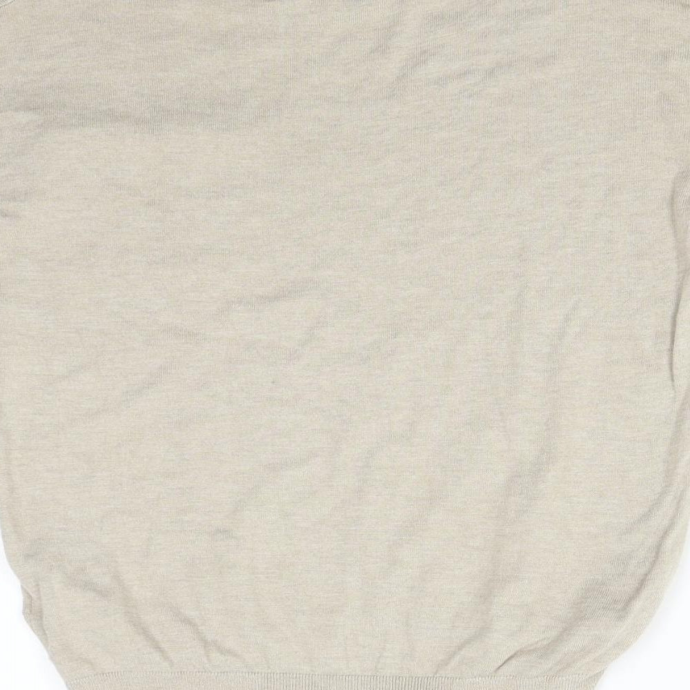 NEXT Womens Beige  Knit Pullover Jumper Size 6
