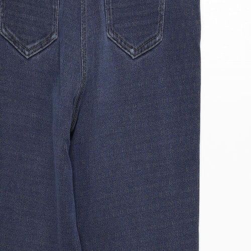 Michéle Womens Blue  Denim Skinny Jeans Size 14 L30 in