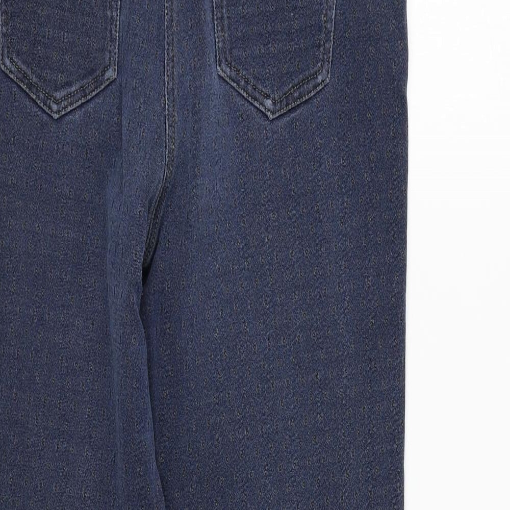 Michéle Womens Blue  Denim Skinny Jeans Size 14 L30 in