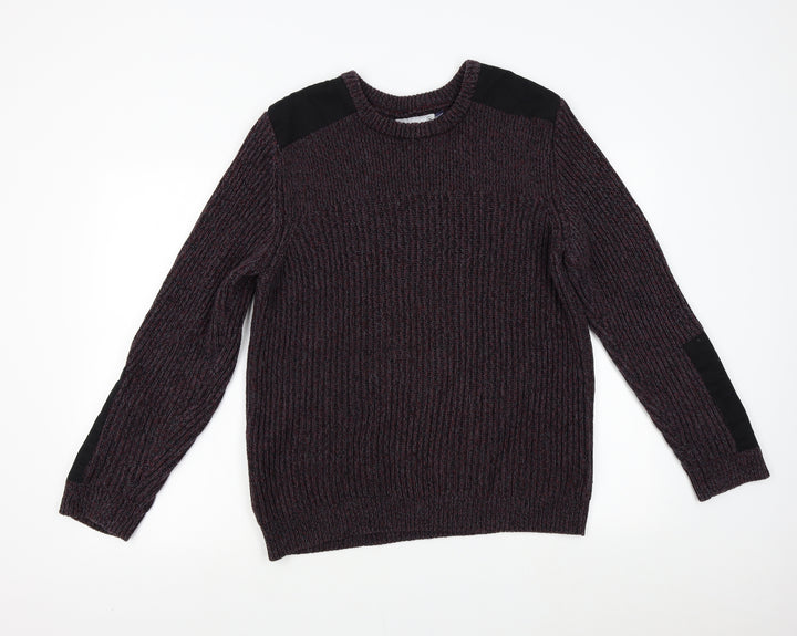 Topman Mens Multicoloured Knit Pullover Jumper Size M