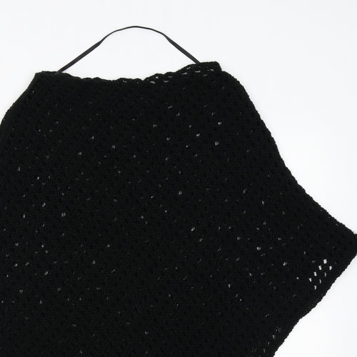F&F Womens Black   Jacket Poncho Size M