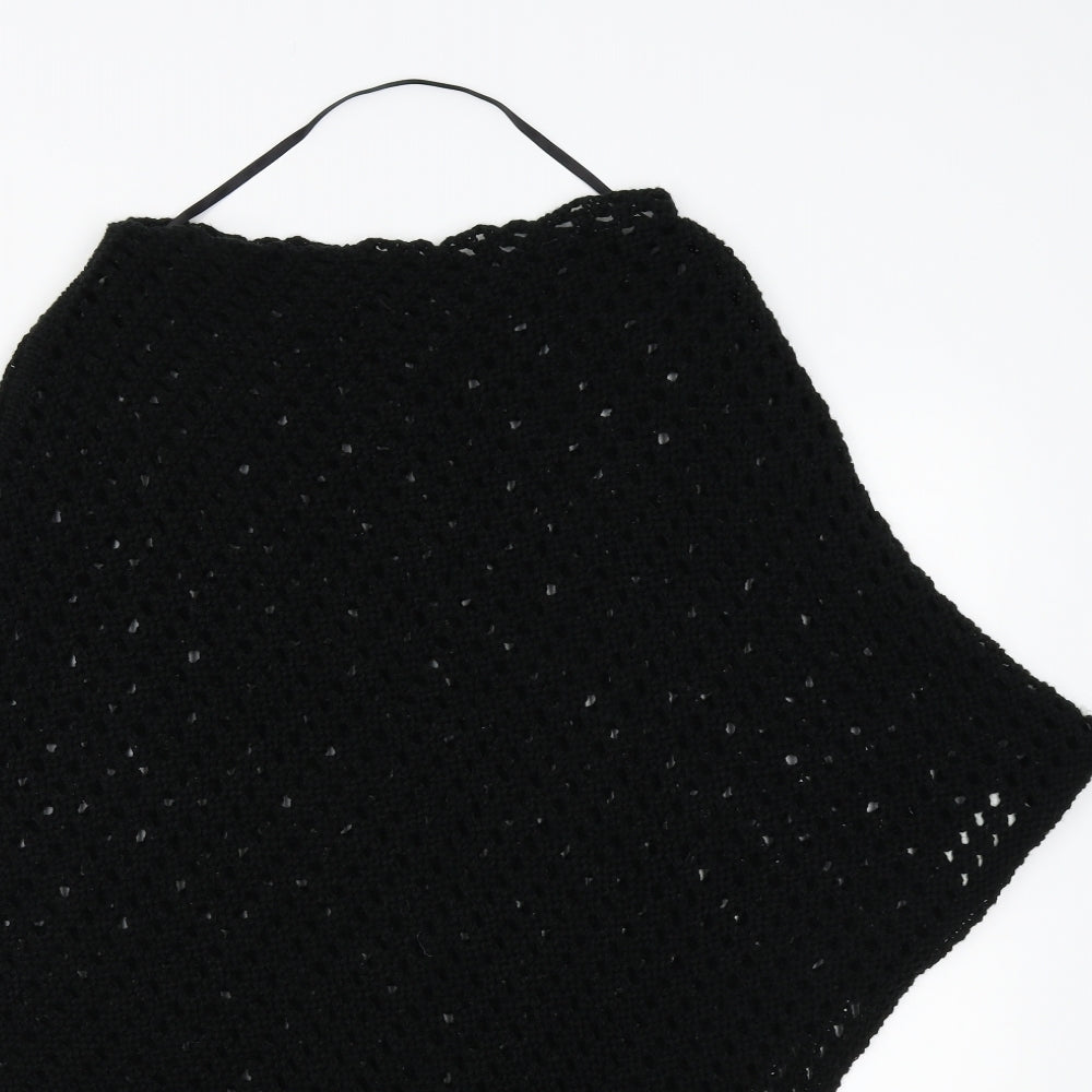 F&F Womens Black   Jacket Poncho Size M